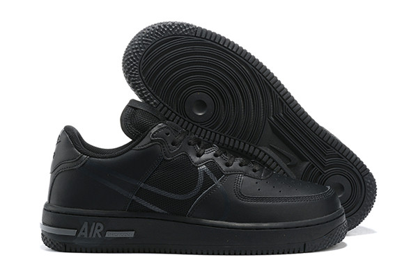 Women's Air Force 1 Low Top Black Shoes 055